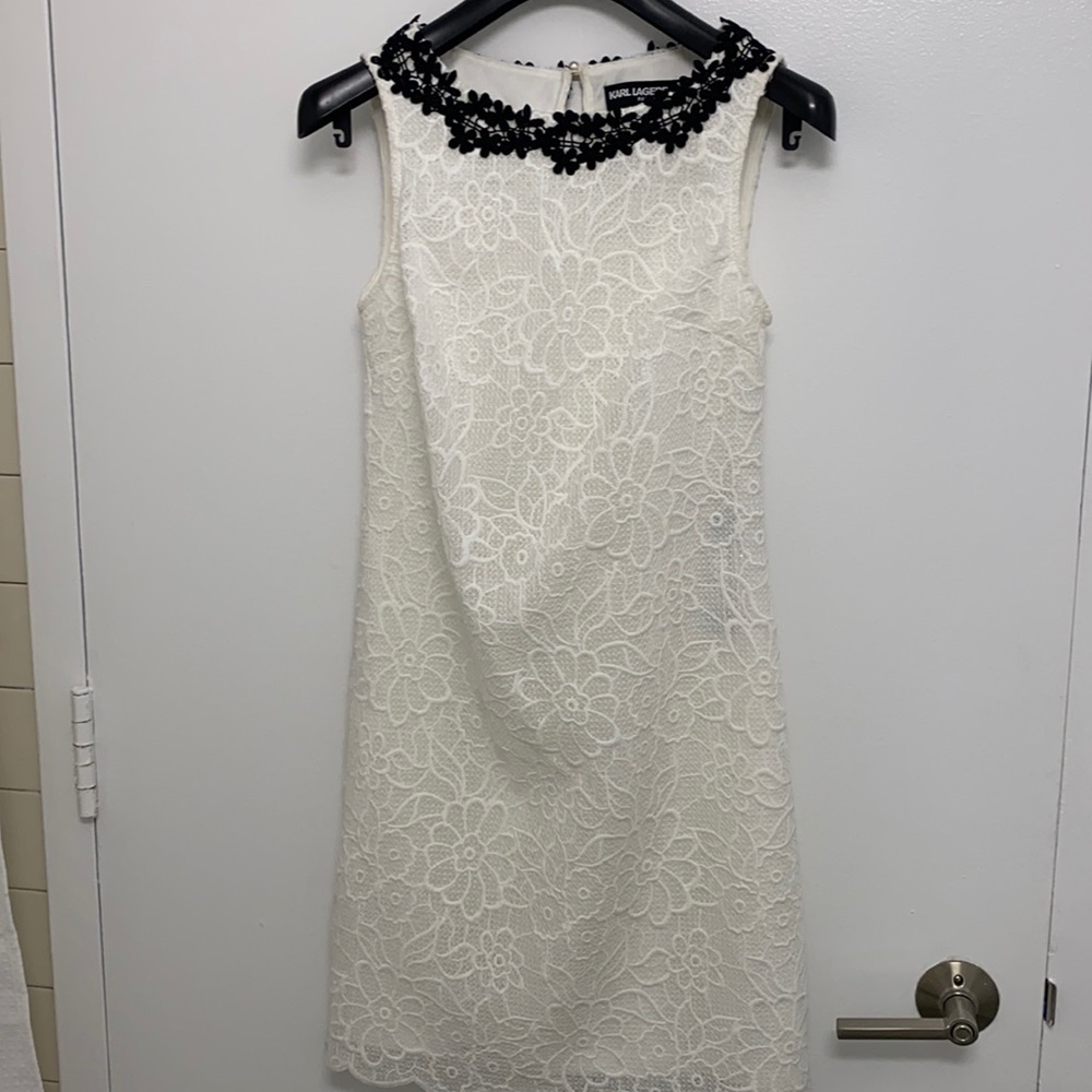Karl Lagerfeld White Dress